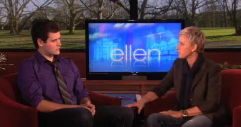 Zach Wahls Does Ellen (Her Show, You Perv)
