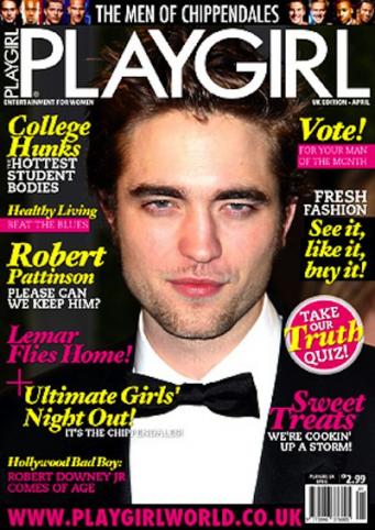 Robert Pattinson Does Playgirl