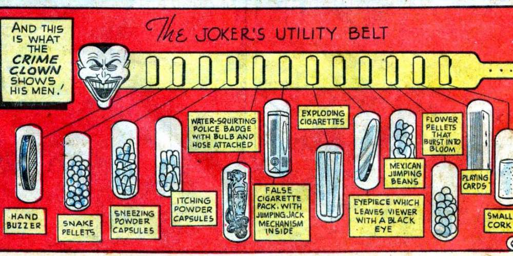 What’s In the Joker’s Utility Belt?