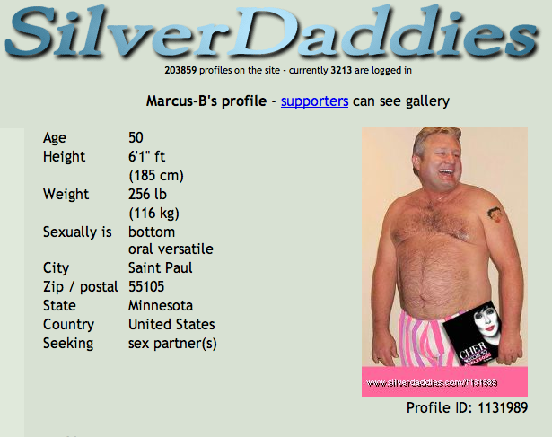 Marcus Bachmann On Silver Daddies