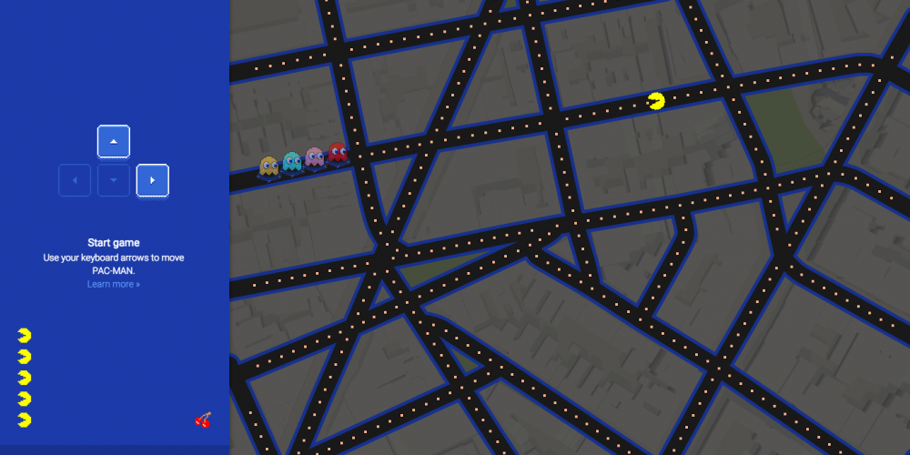 QUIT YOUR JOB RIGHT NOW And Start Playing Google Maps Pac-Man