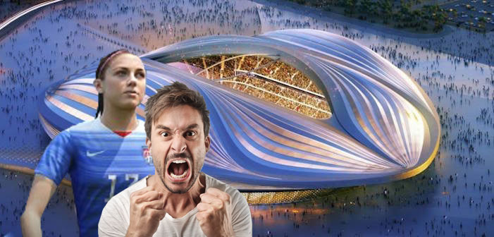 Vagina aus dem All der FIFA tötet 4000 Männer, während Menschenrechtsaktivisten über ein Sport-Videospiel jammern