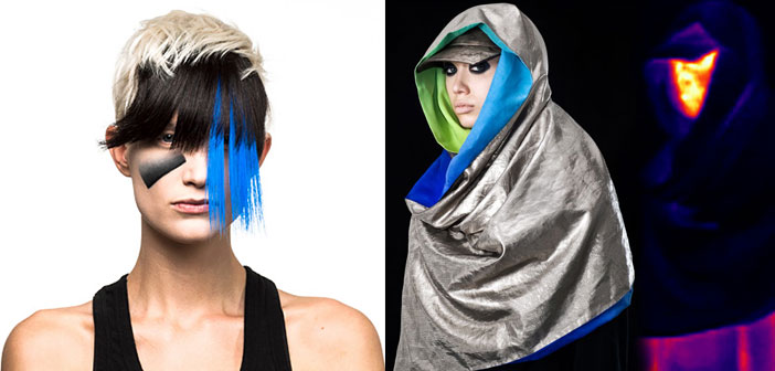 FOTOS: Maquiagem Anti-Vigilância e Moda Combinam Artístico com Futurístico