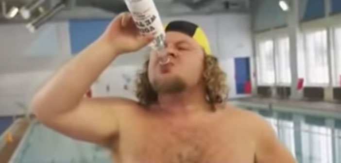 VIDEO: Drunk Swimming Should (Not) Be An Olympic Event