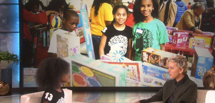 VIDEO: Ellen DeGeneres Helps Out #1000BlackGirlBooks’ Young Activist