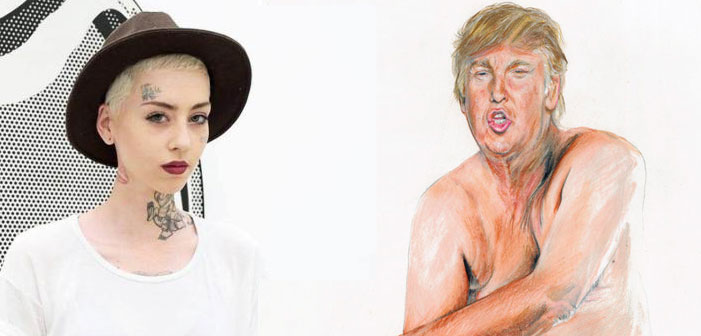 The Artist Behind The Nude Trump Drawing Is Getting Death, Rape And Legal Threats