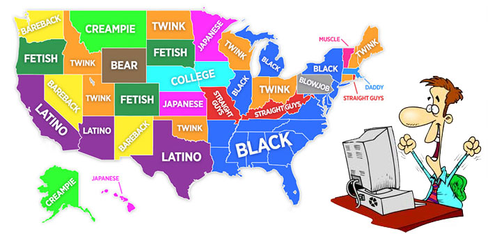 INFOGRAPHICS: Here’s Your State’s Favorite Kind Of Gay Porn