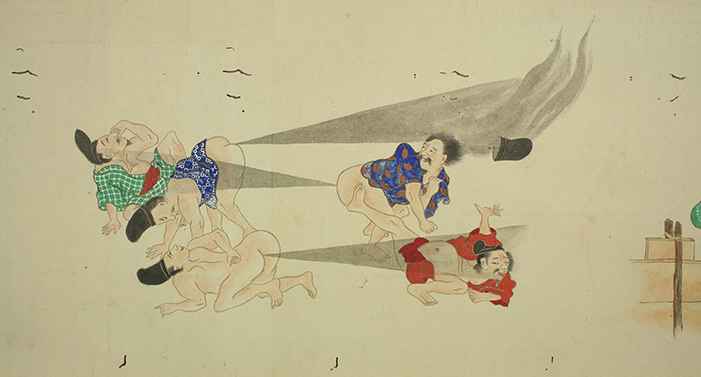 The Fart of War: Behold, A Scroll of Epic Japanese Fart Battles!