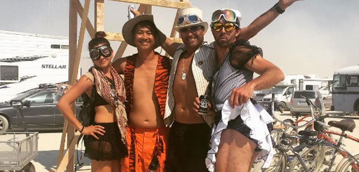 ON FIRE! 10 of the Hottest Men and Women from Burning Man 2016