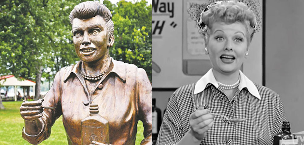 It’s Lucille Ball’s Birthday: She Supported Gay Rights and Had a Scary Statue