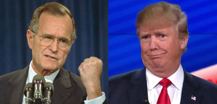 Former GOP President George H.W. Bush Is Voting For Clinton
