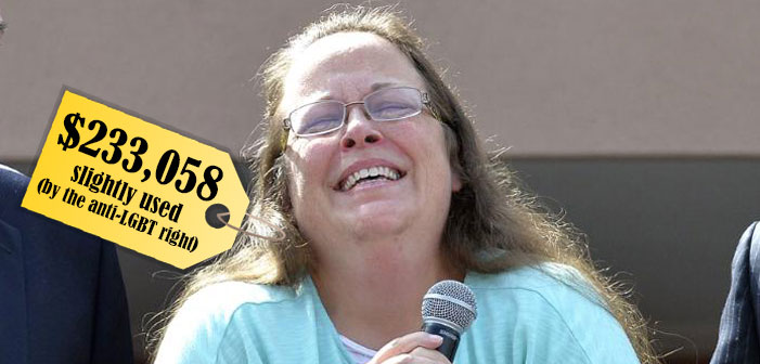 Kim Davis’ Stance Against Same-Sex Marriage May Cost $233,058