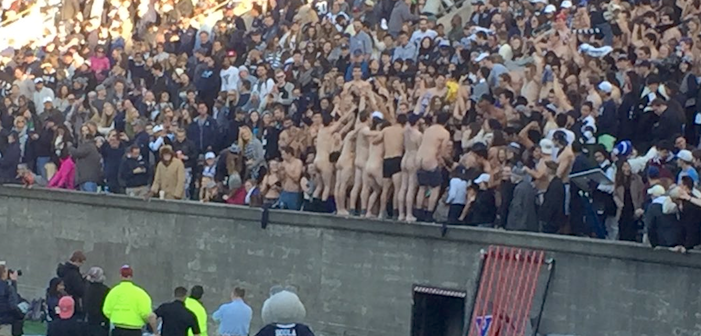 Harvard-Yale Football Game Delayed By A**holes — Literally (Pics)