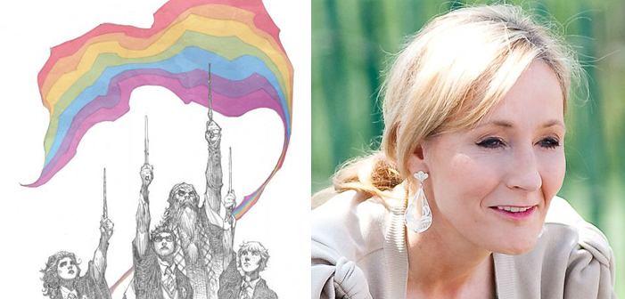 J.K. Rowling Approves Pro-LGBT Harry Potter Drawing for Pulse Orlando Fundraiser Comic Book