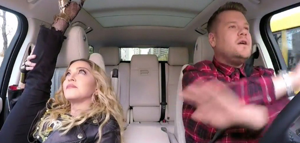 Madonna Sits Down for ‘Carpool Karaoke’ With James Corden