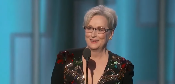 Meryl Streep Slams Trump in Globes Acceptance Speech, Trump Responds (Video)