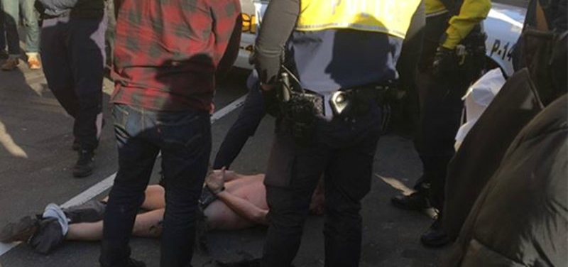 Naked Man Drives Stolen Cab Through Philadelphia (Video)