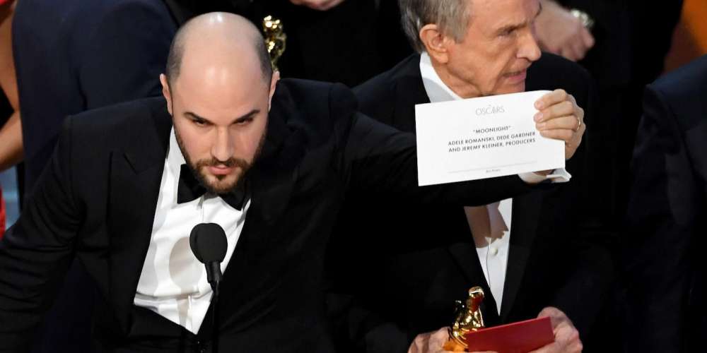 Oscars 2017: Relive Moonlight’s Win in the Craziest Awards Show Moment Ever (Video)
