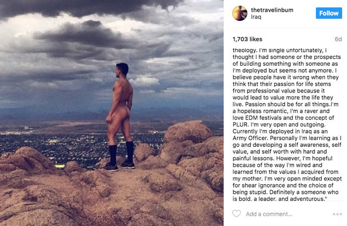 The Travelin Bum Instagram account 2