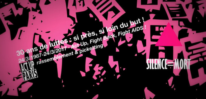 Un picketing contre le sida organisé à Paris pour les 30 ans d’Act Up New York