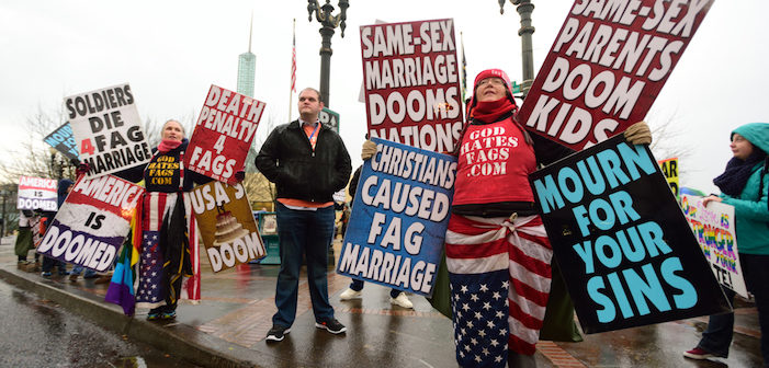 Study Says Homophobes Aren’t Scared, Just Bigots