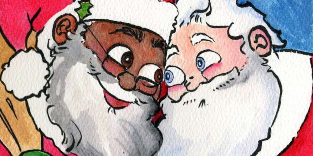 New Book Tells Kids the Truth About Santa: He’s Black and Gay