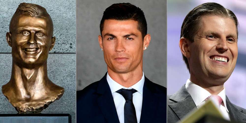 This Horrible Statue of Cristiano Ronaldo Actually Looks More Like Eric Trump