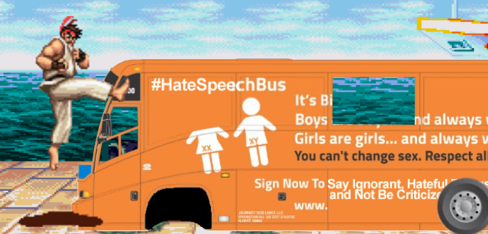 This Online Game Lets You Smash the Transphobic Hate Speech Bus