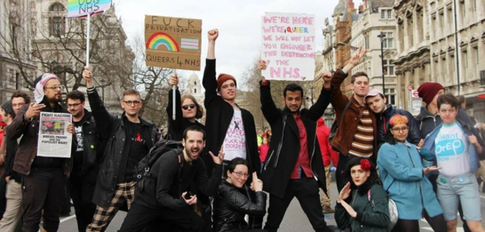 Des activistes LGBTQ protestent contre la gentrification à marche forcée de Londres