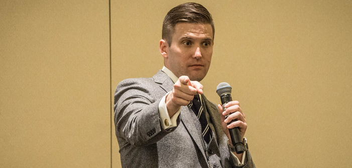 White Nationalist Richard Spencer Got Pulled from a Cab and Glitter Bombed Last Weekend