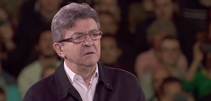 Jean-Luc Mélenchon évoque la situation des homosexuels dans le monde lors d’un meeting à Lille (vidéo)