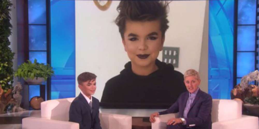 Ellen DeGeneres คุยกับเด็กชายอายุ 12 ขวบที่ถูกกลั่นแกล้งเพราะแต่งหน้า (วีดีโอ)
