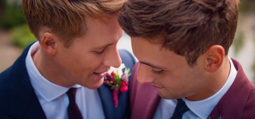 5 Fotos de la Boda de Cuento de Hadas de Tom Daley y Dustin Lance Black