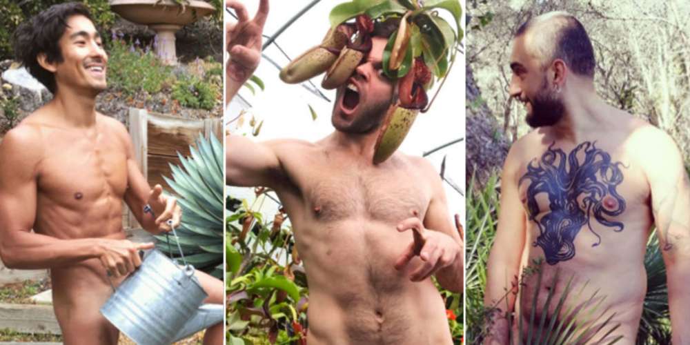 In the Weeds: 8 Guys Who Documented Naked Gardening Day on Social Media