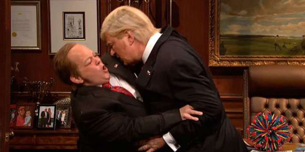 Why the ‘SNL’ and Stephen Colbert Takedowns of Trump Have Used Homoerotic Twists (Video)
