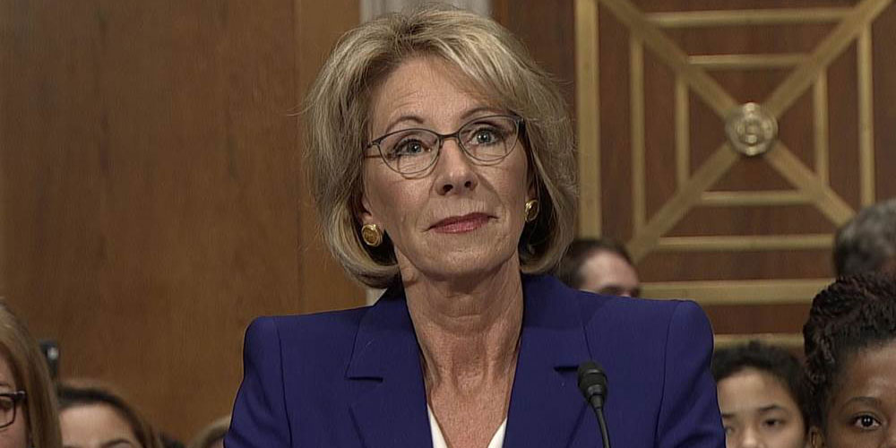 U.S. Education Secretary Betsy DeVos Will Let Schools Discriminate Against Students with LGBTQ Parents (Video)