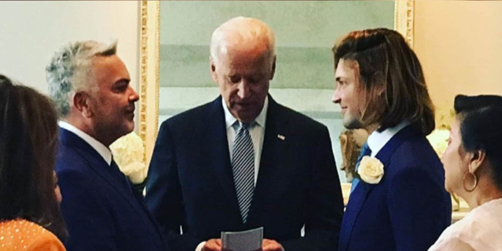 Former Vice President Joe Biden Officiates a Same-Sex Wedding