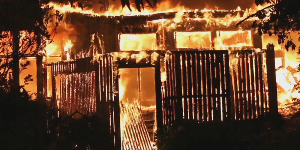 Raging Inferno Destroys Four Homes on New York’s Fire Island