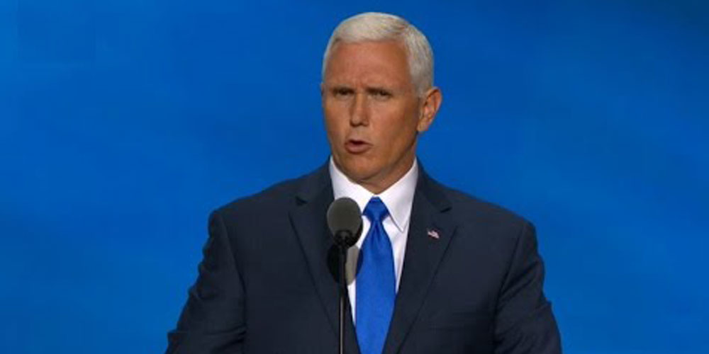 Vice President Mike Pence Celebrates Pride by Speaking to an Anti-LGBT Group