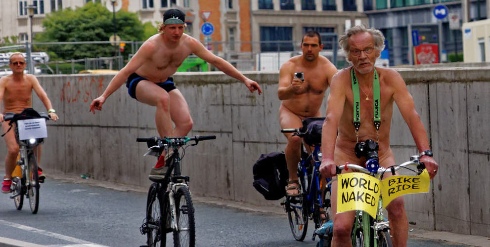 27 Photos From This Year’s World Naked Bike Ride (NSFW)