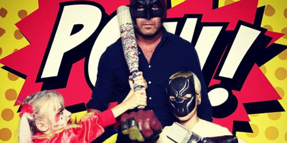 Dad of the Year: Liev Schreiber Attends Comic-Con with Son Dressed as Harley Quinn