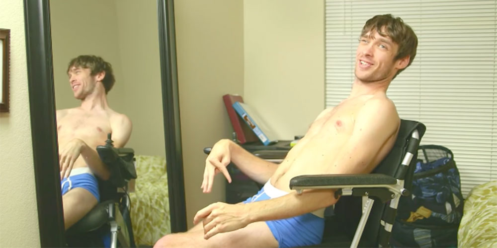 The Hilarious Workout Videos of Disabled Comedian Zach Anner Focus on Self-Acceptance