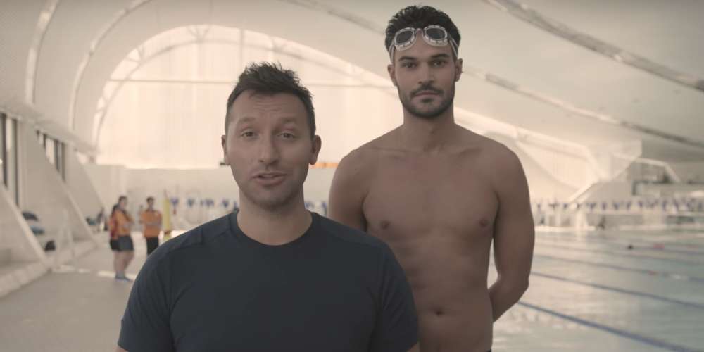 Urging Australians to Support Same-Sex Marriage, Ian Thorpe’s Model Boyfriend Gets Real Wet