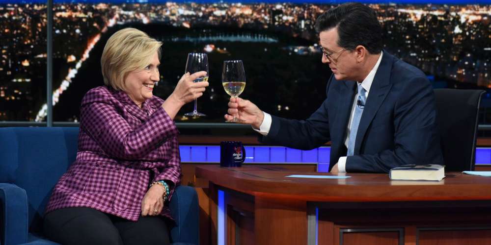 Watch Hillary Clinton React to Guys’ Naked Butts Painted to Say ‘I’m With Her’