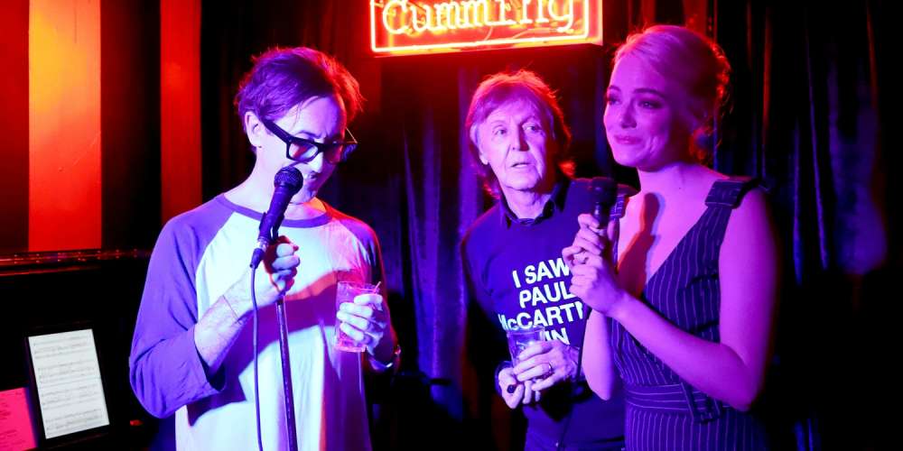 Paul McCartney, Emma Stone and Alan Cumming Gave a Surprise Performance of ‘Part of Your World’ in NYC