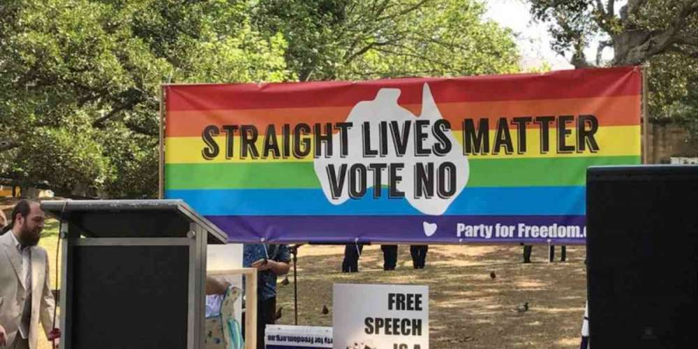 ‘Straight Lives Matter’ Rally in Australia Draws Only 30 People