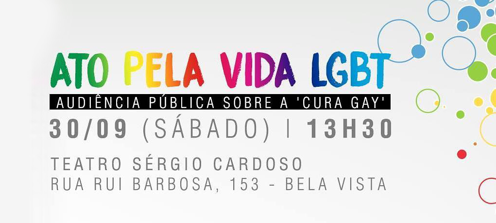 ILADH promove ato pela vida LGBT contra a cura gay