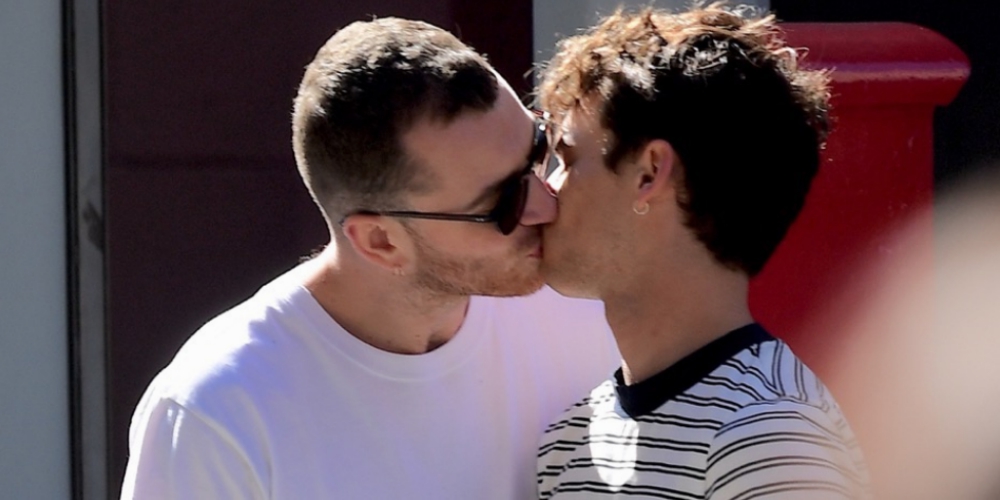 Sam Smith Seen Out and About in NYC Kissing ’13 Reasons Why’ Star Brandon Flynn