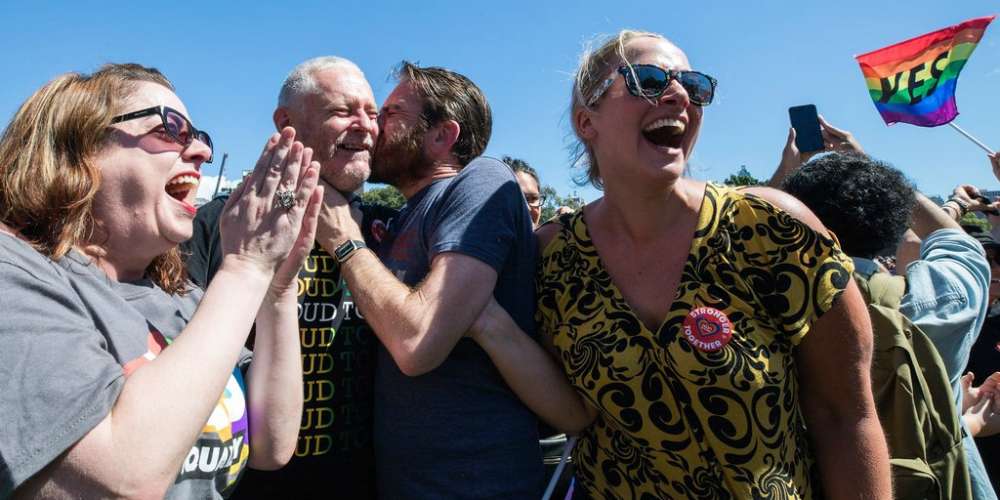 Celebrities Flood Social Media With Rainbows and Heart Emojis Following Australia’s ‘Yes’ Vote