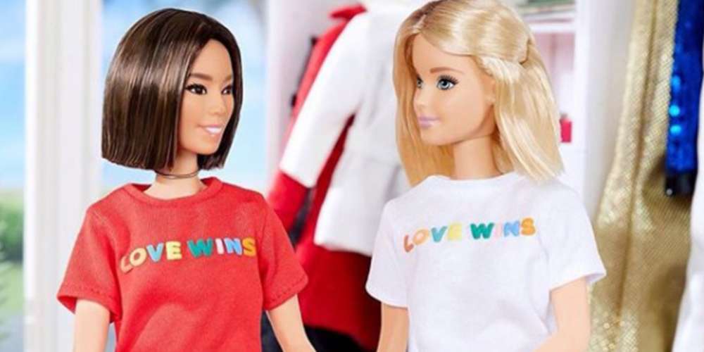 Em seu perfil oficial no Instagram Barbie declara apoio ao casamento gay